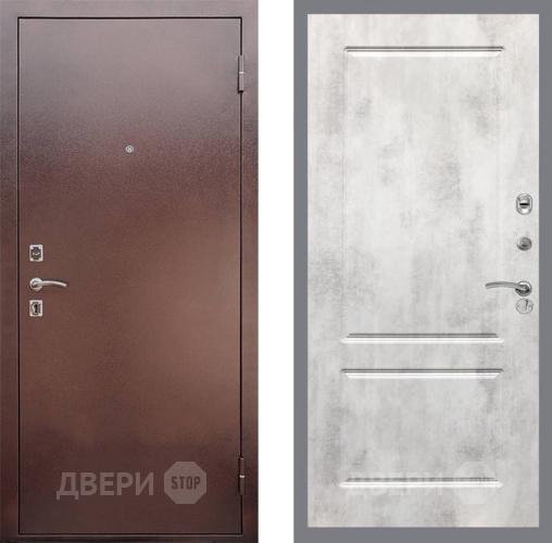Входная металлическая Дверь Рекс (REX) 1 FL-117 Бетон светлый в Можайске