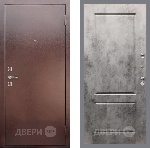 Входная металлическая Дверь Рекс (REX) 1 FL-117 Бетон темный в Можайске