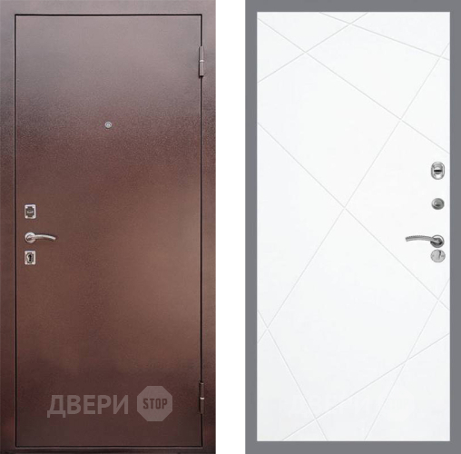 Входная металлическая Дверь Рекс (REX) 1 FL-291 Силк Сноу в Можайске