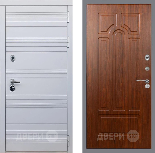 Входная металлическая Дверь Рекс (REX) 14 Силк Сноу FL-58 Морёная берёза в Можайске