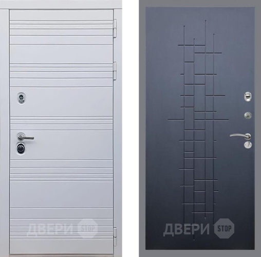 Входная металлическая Дверь Рекс (REX) 14 Силк Сноу FL-289 Ясень черный в Можайске