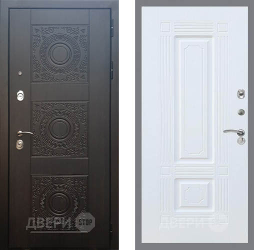 Входная металлическая Дверь Рекс (REX) 10 FL-2 Силк Сноу в Можайске