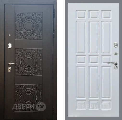Входная металлическая Дверь Рекс (REX) 10 FL-33 Белый ясень в Можайске