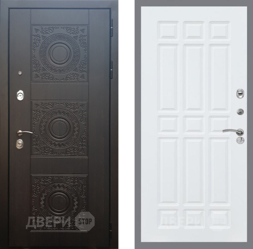 Входная металлическая Дверь Рекс (REX) 10 FL-33 Силк Сноу в Можайске