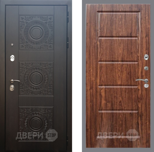 Входная металлическая Дверь Рекс (REX) 10 FL-39 орех тисненый в Можайске