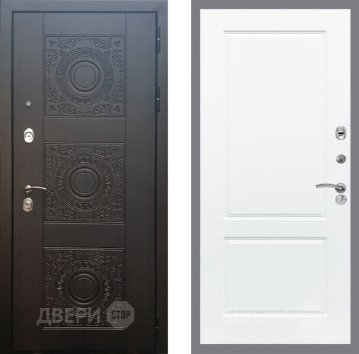 Входная металлическая Дверь Рекс (REX) 10 FL-117 Силк Сноу в Можайске