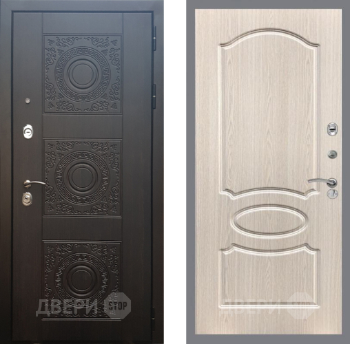 Входная металлическая Дверь Рекс (REX) 10 FL-128 Беленый дуб в Можайске