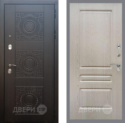 Входная металлическая Дверь Рекс (REX) 10 FL-243 Беленый дуб в Можайске