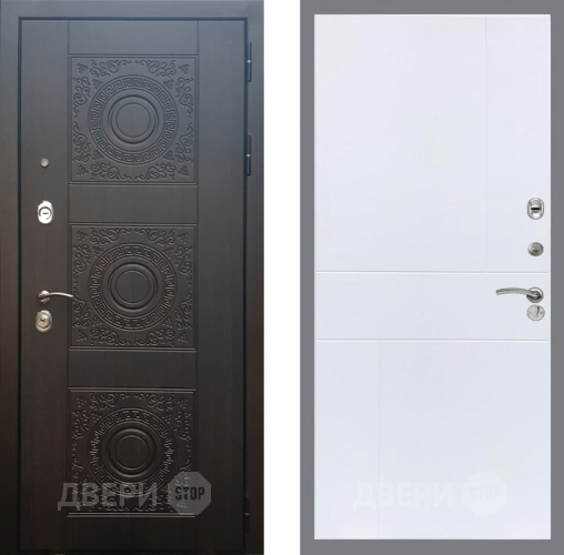 Входная металлическая Дверь Рекс (REX) 10 FL-290 Силк Сноу в Можайске
