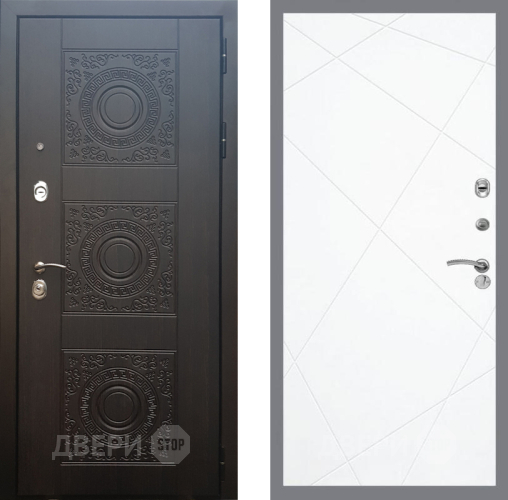 Входная металлическая Дверь Рекс (REX) 10 FL-291 Силк Сноу в Можайске