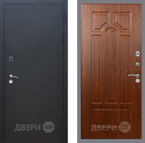 Входная металлическая Дверь Рекс (REX) 1A Черный Муар FL-58 Морёная берёза в Можайске