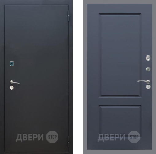 Входная металлическая Дверь Рекс (REX) 1A Черный Муар FL-117 Силк титан в Можайске