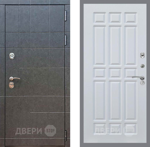 Входная металлическая Дверь Рекс (REX) 21 FL-33 Белый ясень в Можайске