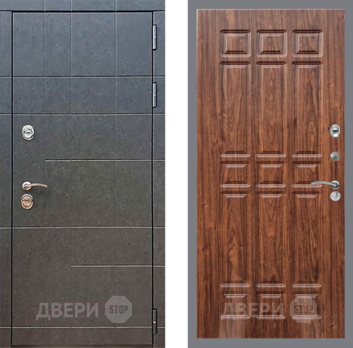 Входная металлическая Дверь Рекс (REX) 21 FL-33 орех тисненый в Можайске