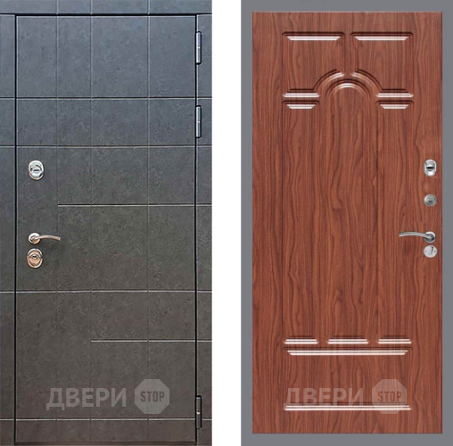 Входная металлическая Дверь Рекс (REX) 21 FL-58 орех тисненый в Можайске