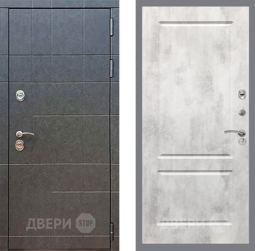 Входная металлическая Дверь Рекс (REX) 21 FL-117 Бетон светлый в Можайске