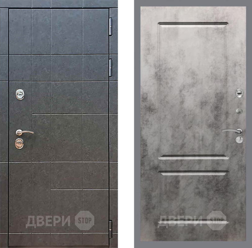 Входная металлическая Дверь Рекс (REX) 21 FL-117 Бетон темный в Можайске