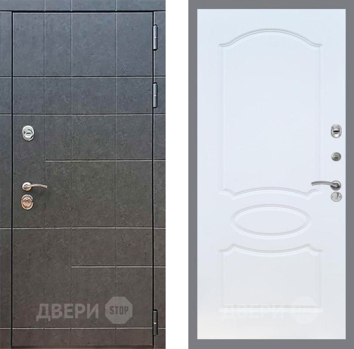 Входная металлическая Дверь Рекс (REX) 21 FL-128 Белый ясень в Можайске