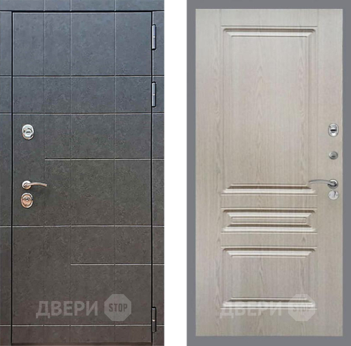 Входная металлическая Дверь Рекс (REX) 21 FL-243 Беленый дуб в Можайске