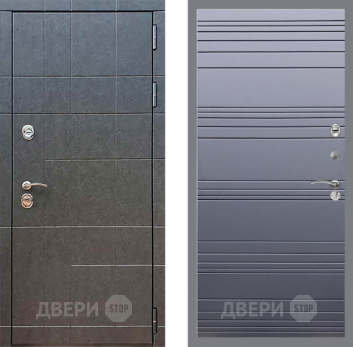 Входная металлическая Дверь Рекс (REX) 21 Line Силк титан в Можайске