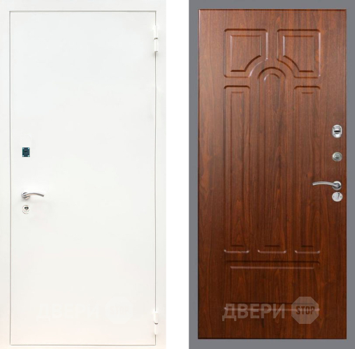 Входная металлическая Дверь Рекс (REX) 1А Белая шагрень FL-58 Морёная берёза в Можайске