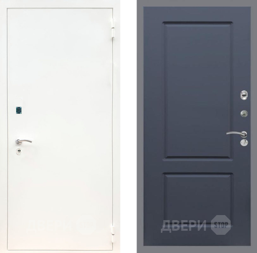 Входная металлическая Дверь Рекс (REX) 1А Белая шагрень FL-117 Силк титан в Можайске
