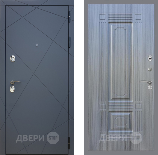Входная металлическая Дверь Рекс (REX) 13 Силк Титан FL-2 Сандал грей в Можайске