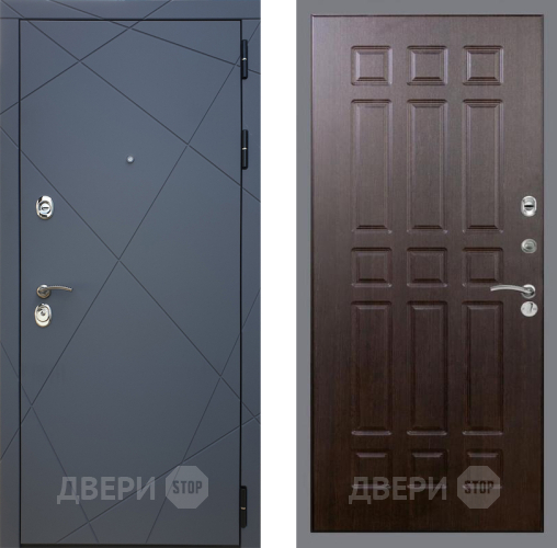 Входная металлическая Дверь Рекс (REX) 13 Силк Титан FL-33 Венге в Можайске