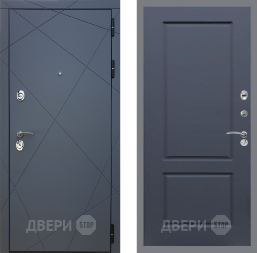 Входная металлическая Дверь Рекс (REX) 13 Силк Титан FL-117 Силк титан в Можайске