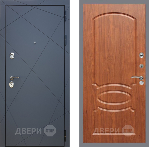 Входная металлическая Дверь Рекс (REX) 13 Силк Титан FL-128 Морёная берёза в Можайске