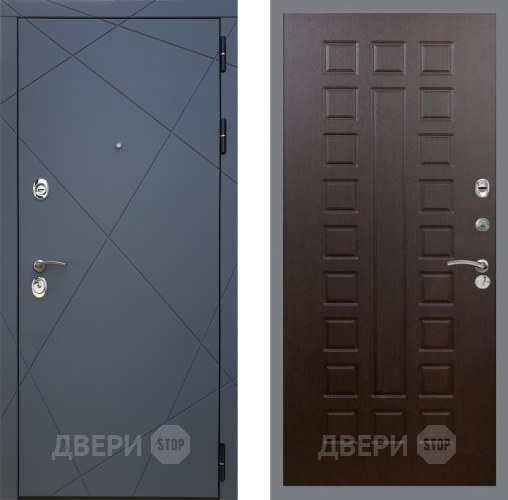 Входная металлическая Дверь Рекс (REX) 13 Силк Титан FL-183 Венге в Можайске