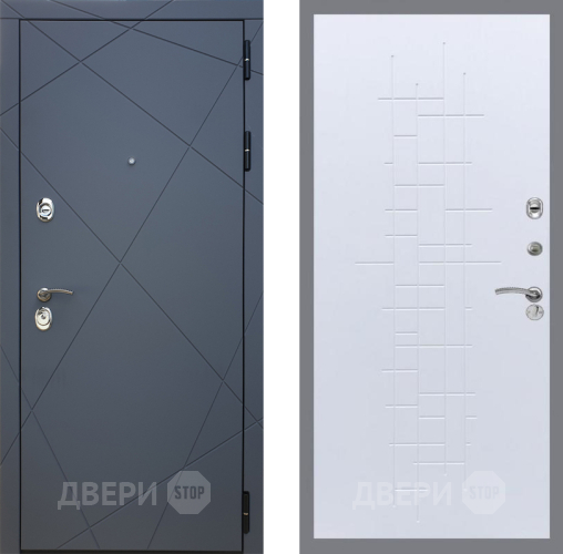 Дверь Рекс (REX) 13 Силк Титан FL-289 Белый ясень в Можайске
