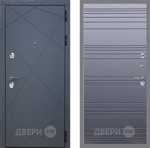 Входная металлическая Дверь Рекс (REX) 13 Силк Титан Line Силк титан в Можайске