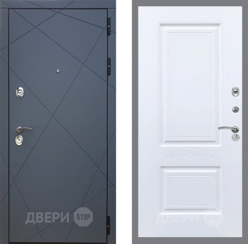 Входная металлическая Дверь Рекс (REX) 13 Силк Титан Смальта Силк Сноу в Можайске