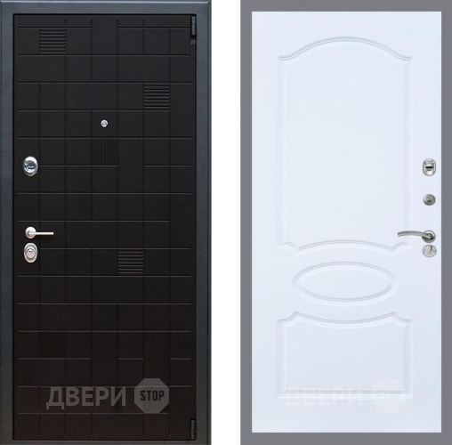 Входная металлическая Дверь Рекс (REX) 12 FL-128 Силк Сноу в Можайске