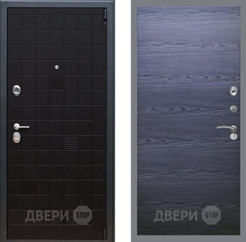 Входная металлическая Дверь Рекс (REX) 12 GL Дуб тангенальный черный в Можайске