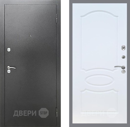 Входная металлическая Дверь Рекс (REX) Сити FL-128 Белый ясень в Можайске