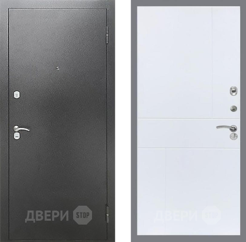 Входная металлическая Дверь Рекс (REX) Сити FL-290 Силк Сноу в Можайске