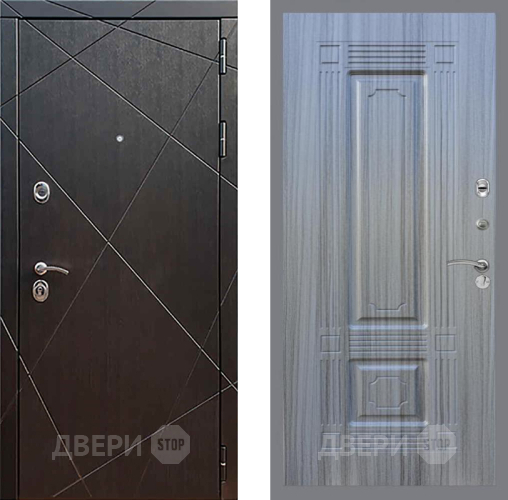 Входная металлическая Дверь Рекс (REX) 13 Венге FL-2 Сандал грей в Можайске