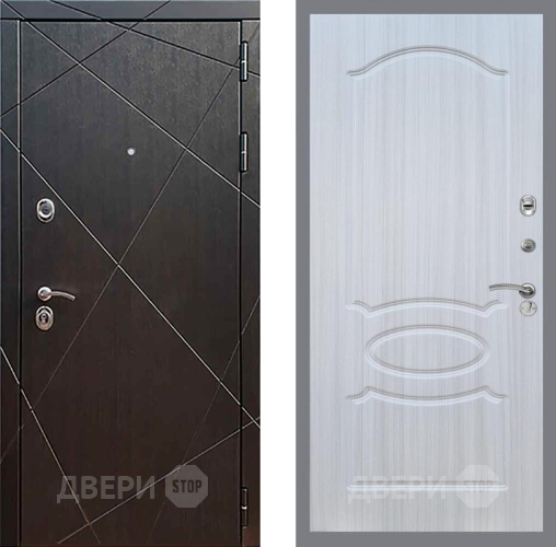 Входная металлическая Дверь Рекс (REX) 13 Венге FL-128 Сандал белый в Можайске