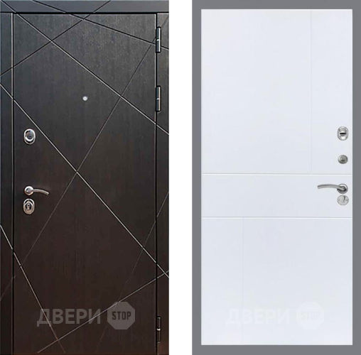 Входная металлическая Дверь Рекс (REX) 13 Венге FL-290 Силк Сноу в Можайске