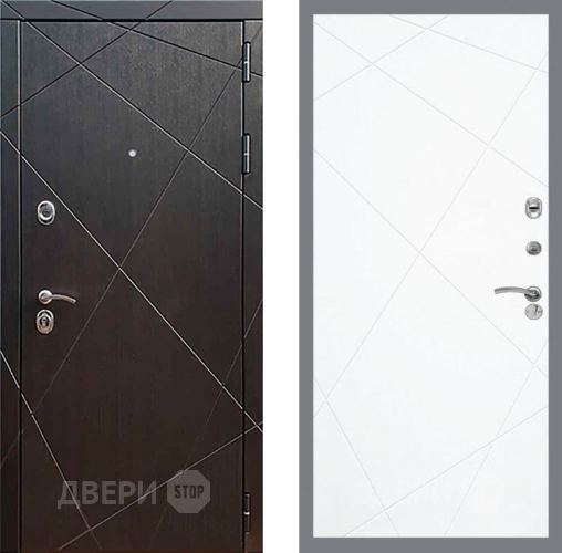 Входная металлическая Дверь Рекс (REX) 13 Венге FL-291 Силк Сноу в Можайске