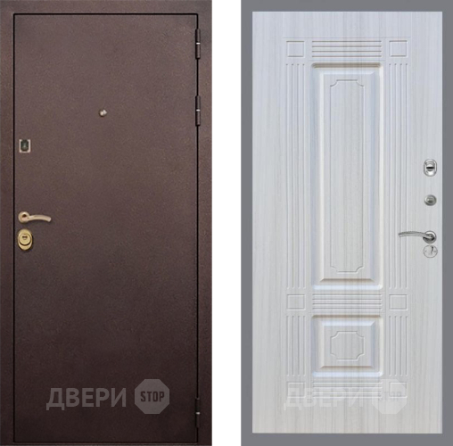 Входная металлическая Дверь Рекс (REX) Лайт 3К FL-2 Сандал белый в Можайске