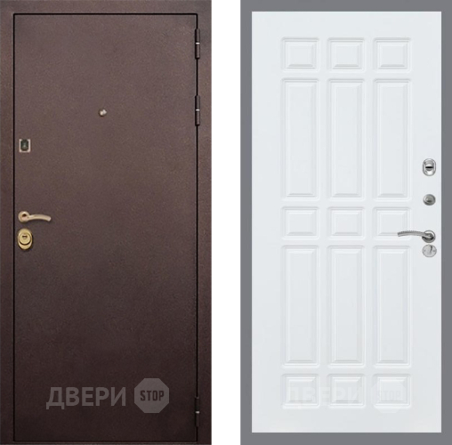 Входная металлическая Дверь Рекс (REX) Лайт 3К FL-33 Силк Сноу в Можайске
