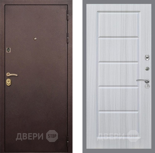 Входная металлическая Дверь Рекс (REX) Лайт 3К FL-39 Сандал белый в Можайске