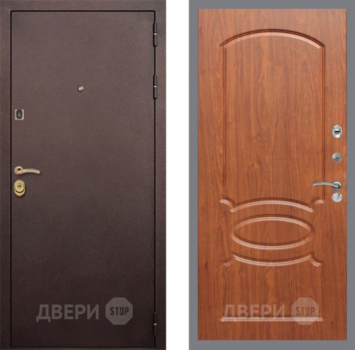 Входная металлическая Дверь Рекс (REX) Лайт 3К FL-128 Морёная берёза в Можайске