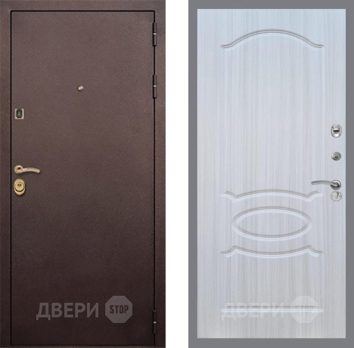 Входная металлическая Дверь Рекс (REX) Лайт 3К FL-128 Сандал белый в Можайске