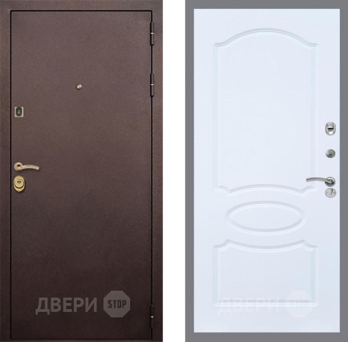 Входная металлическая Дверь Рекс (REX) Лайт 3К FL-128 Силк Сноу в Можайске