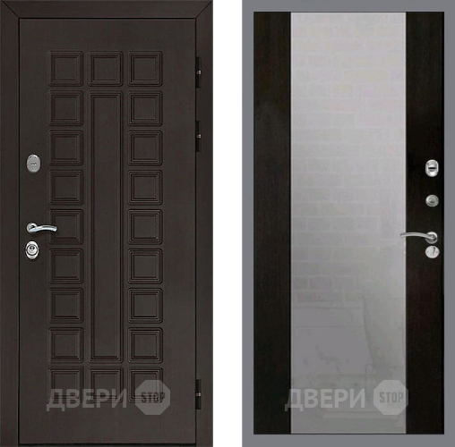 Входная металлическая Дверь Рекс (REX) Сенатор 3К СБ-16 Зеркало Венге в Можайске