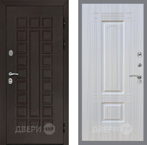 Входная металлическая Дверь Рекс (REX) Сенатор 3К FL-2 Сандал белый в Можайске